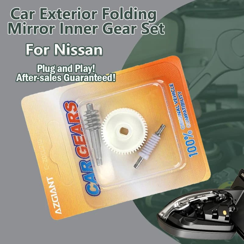 For  Nissan Murano Z51 MK2/Pathfinder R52 R53/Maxima A35 A36/X-Trail T30 T31 T33 Car Power folding side view mirror Gears repair