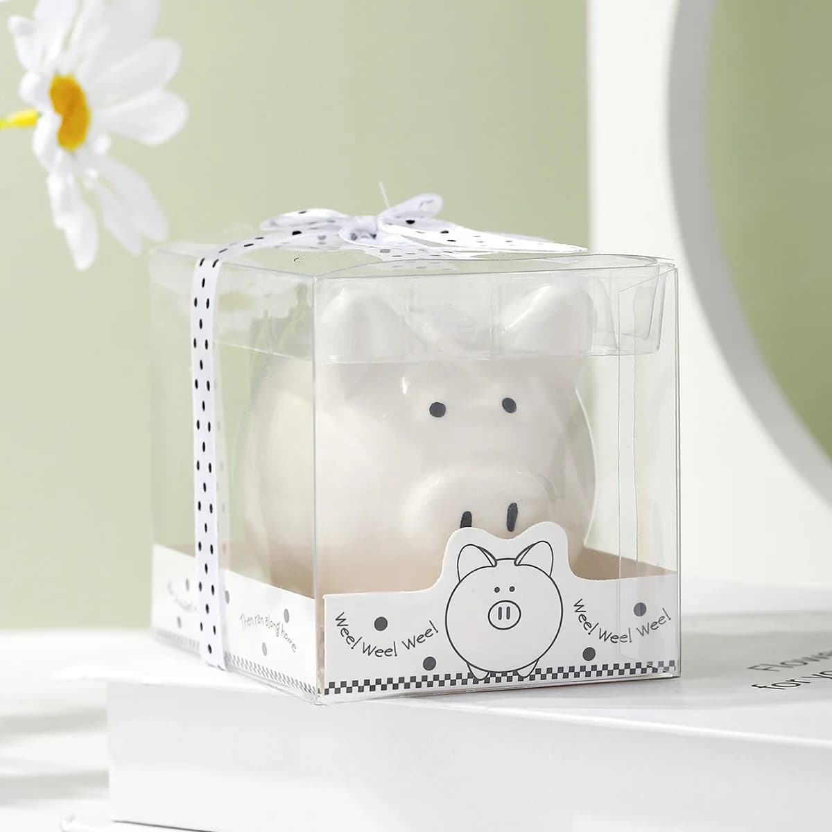 Creative Cute Pig Piggy Bank, Wedding Birthday Gift, Colorful Ceramic Piggy Bank, Interesting Home Decor Kawaii Desk Accessories
