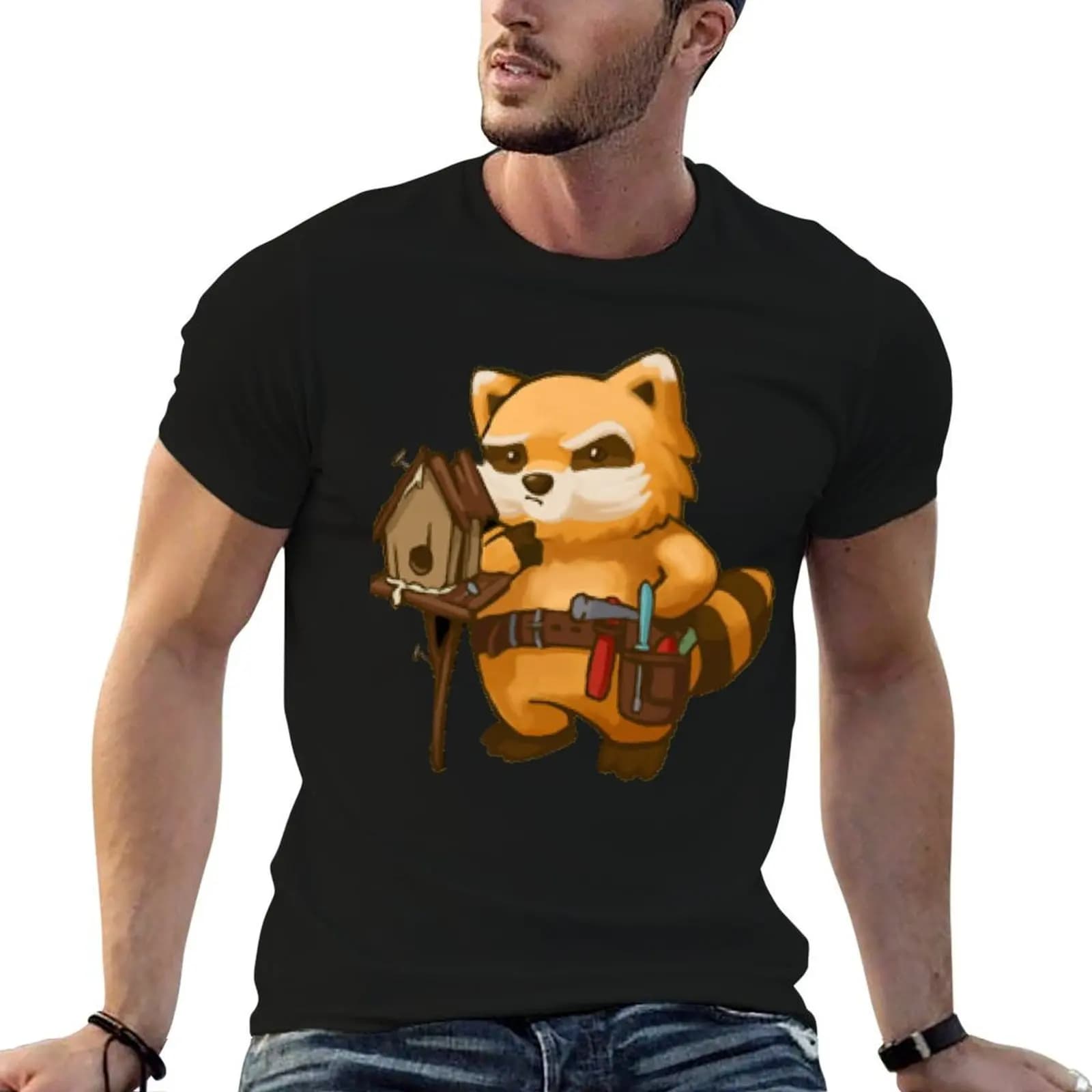 Spiffo the Carpenter Classic T-Shirt plus sizes vintage t shirts men clothes
