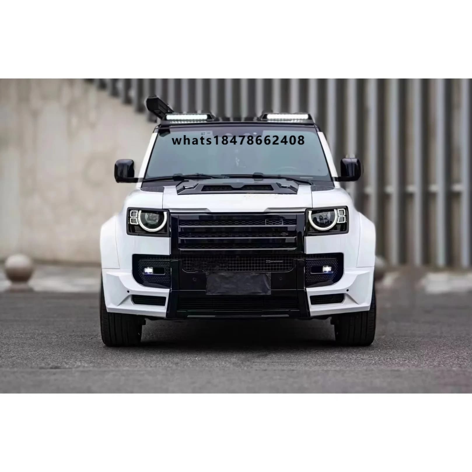 Front Car Bumpers Side Skirt for 2020-2024  Defender Accessories Upgrade Star Wide Bodykit