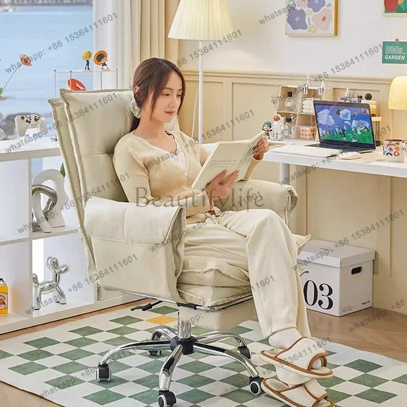 Luxury Ergonomic Office Chair Throne Vanity Salon Study Playseat Office Chair Executive Computer Nordic Stoel Salon Furniture