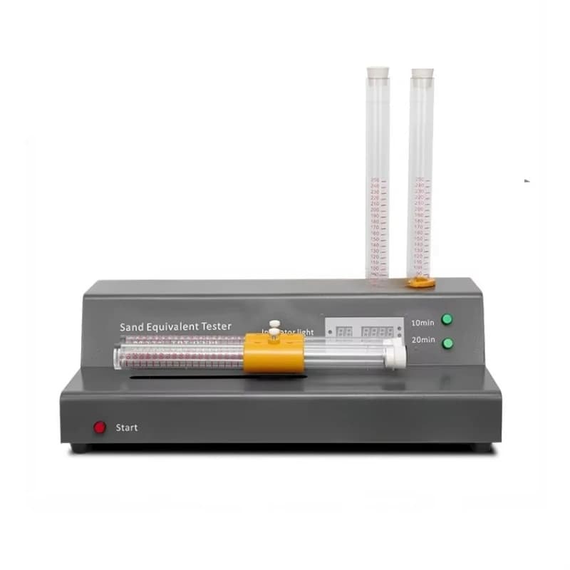 Sand Equivalence Test Device with Electric Shaker, Calibration Cylinder and Weighted Base Assembly
