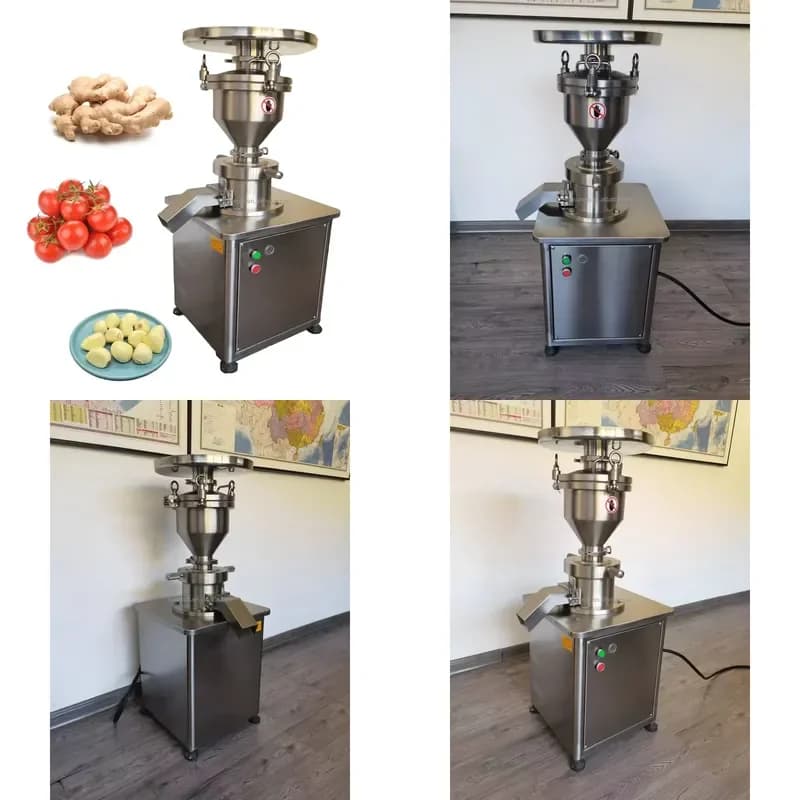 YWM Certificate Ginger Garlic Grinder Wet Crusher Vegetable Sauce Grinder/Humus