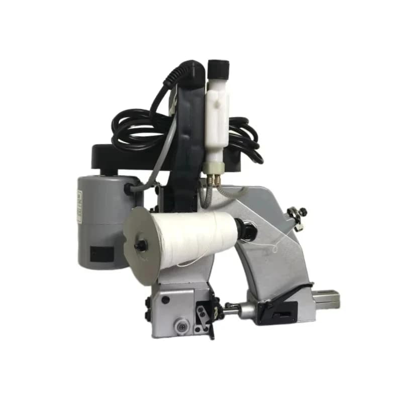 Automatic Thread Cutter Heat Sealer Rice Packing Chain Seal Wood Gear Portle Bag Closer Sewing