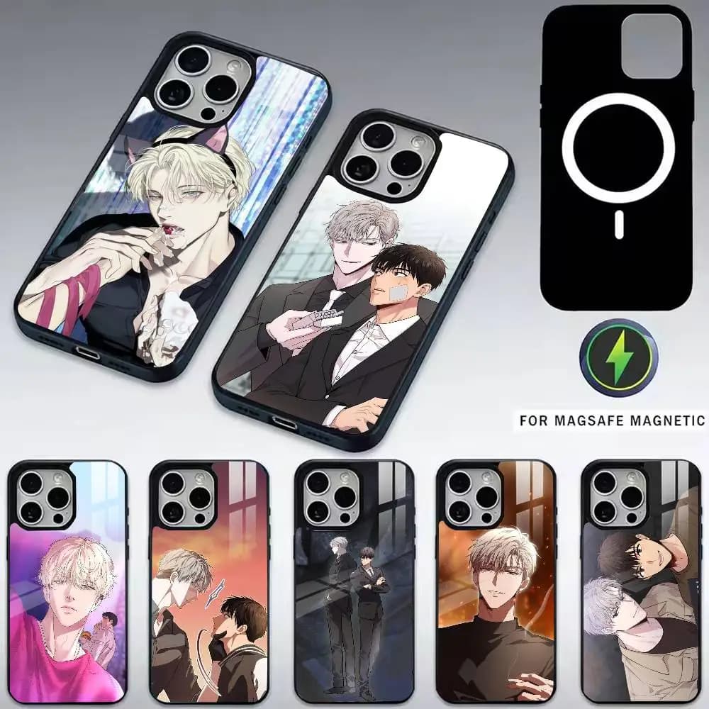 Comics P-Passion-N Phone Case For iPhone17,16,15,14,13,12,11 Plus,Pro Magnetic with Magsafe Wireless Charging