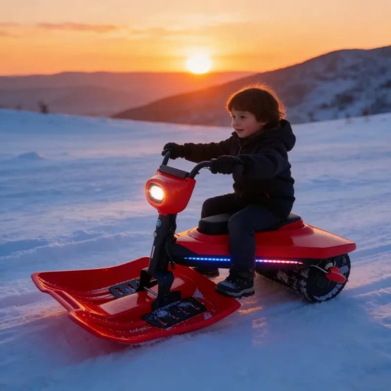 Hot-selling Durable Electric Snowmobile  Portable Compact Suitable for Ski Resort
