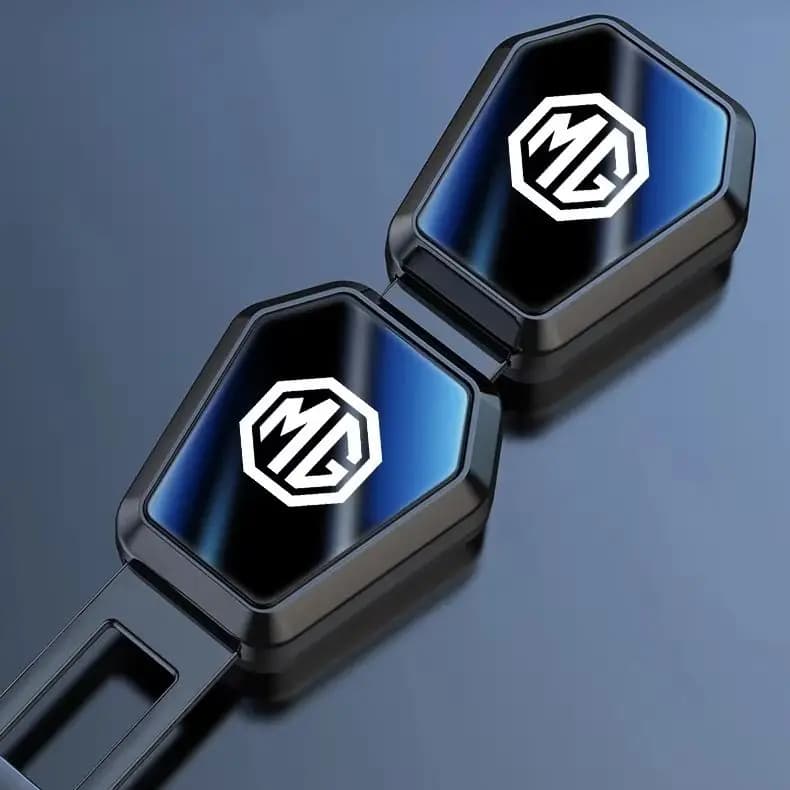 Metal Car Seat Belt Extension Buckle MG Logo Safety Belt Extender For MG ZS HS MG4 MG5 Mulan GT, Stable Anti-fall Seatbelt Adapt