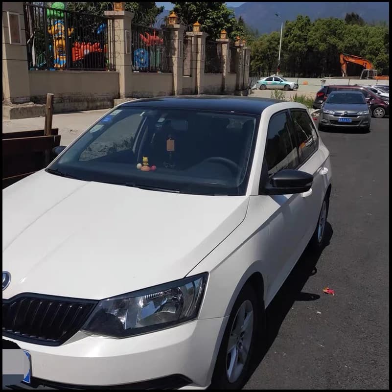 Car Styling For Skoda Fabia Rapid 2015-2019 Rearview Mirror Cover Casing Housing Replace Model Auto Parts Accessories