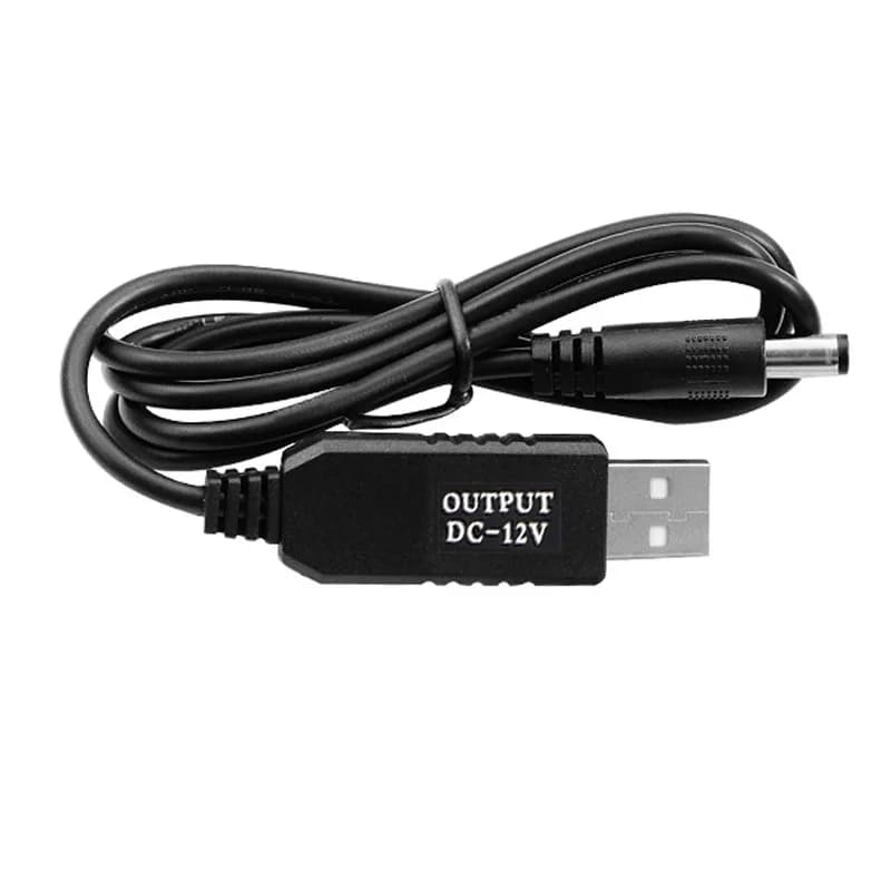 3pcs Voltage Step up DC 5v to 12v 1a Wifi Router Power Bank Cable