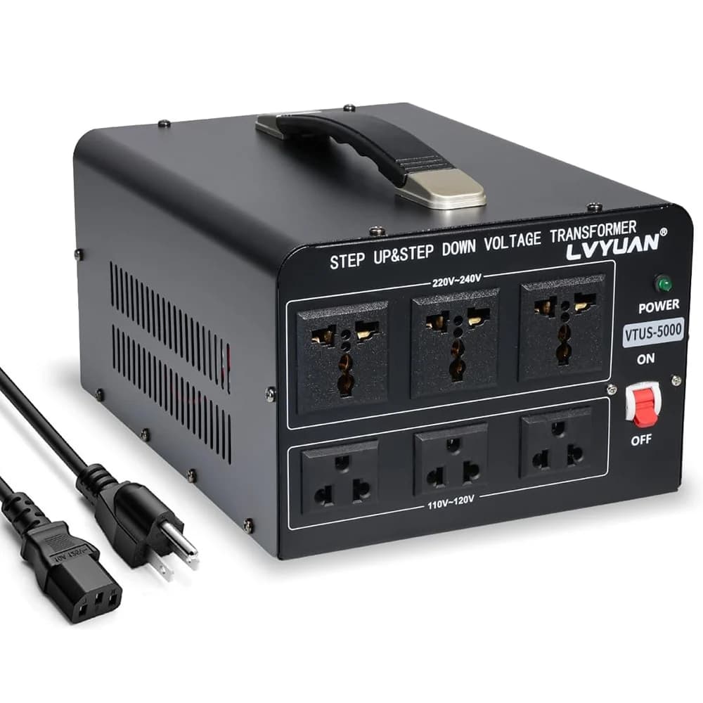 LVYUAN 5000VA Transformer Step up and Down AC 110V to 220V 220 to 110 Voltage Converter