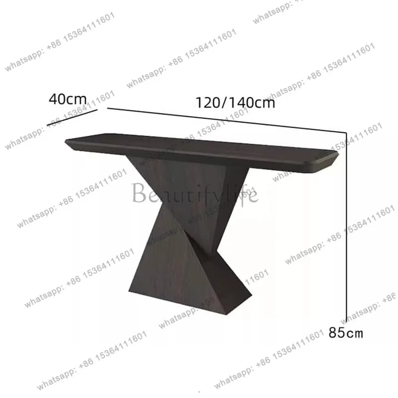 YJ Italian Narrow Console Tables Living Room Hallway Vintage Entryway Console Tables Unique Aesthetic Mesa Consola Furniture Hom