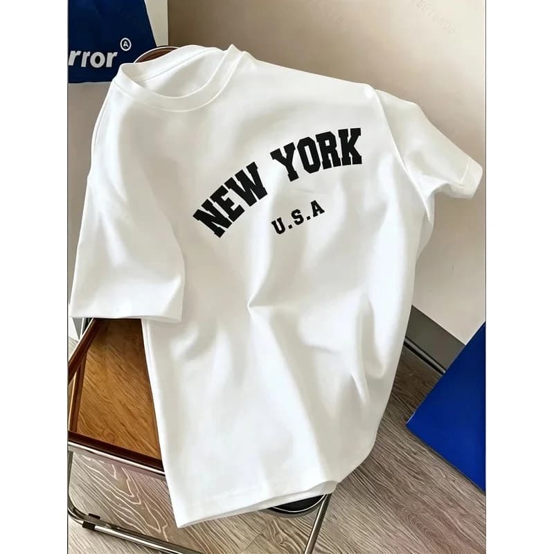 Mens Short Sleeve T-Shirt Gym Fitness Workout Slim Fit Cotton Tee Summer Casual Round Neck Sports Apparel Activewear Top