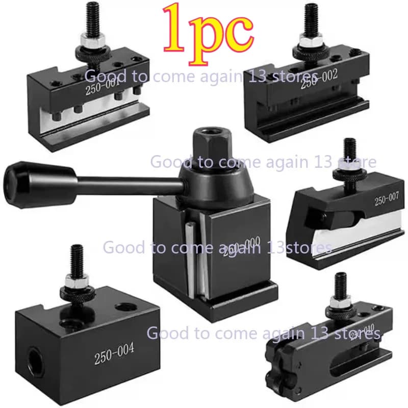NEW 250-001 250-101 250-201 250-301 250-401 Turning and Facing Holder Quick Change Tool Post Turning Tool Holder 1pc
