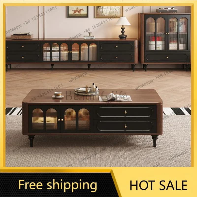 LSBig Size Chinese Style Tv Stands Relaxing Living Room Design Luxury Wooden Tv Table Fashion Archivadores Postmodern Furniture