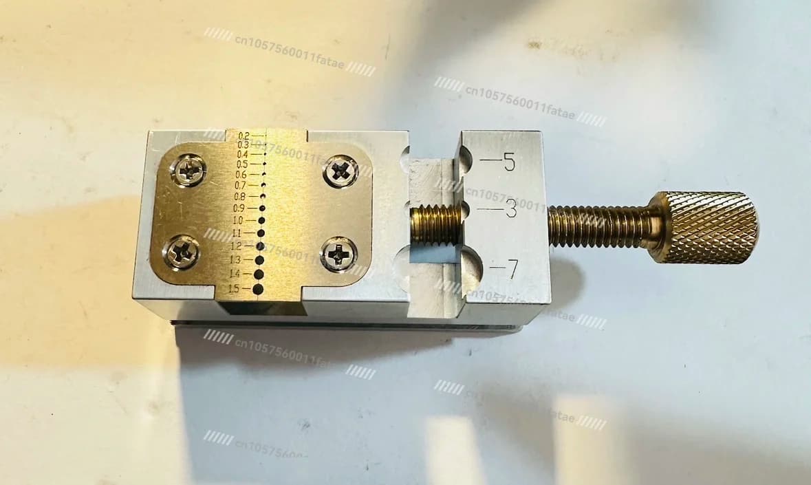 Watch Repair Tool, Vice Clamp, Head Wheel System, Second Hand, Retractor, Aluminum Alloy Wheel, Second Hand