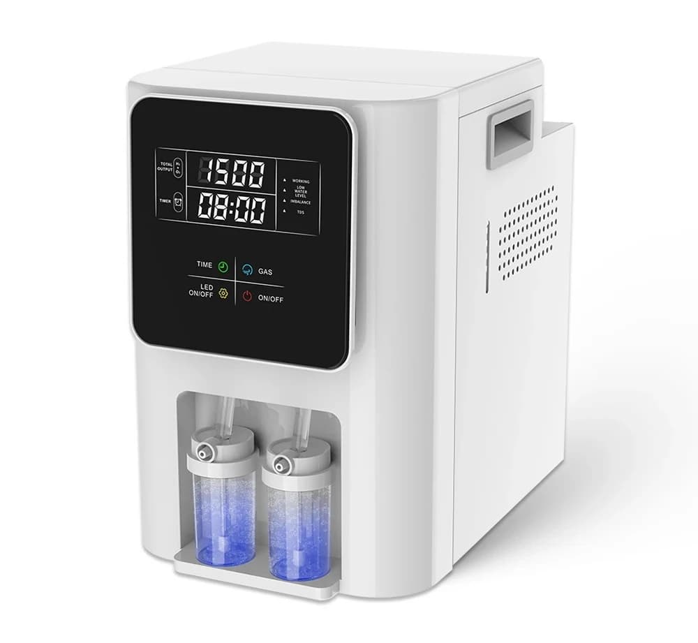 Medical 1500ml  Water Generator  Inhalation Machine  HHO Double Outlet  Inhaler Breathing Device