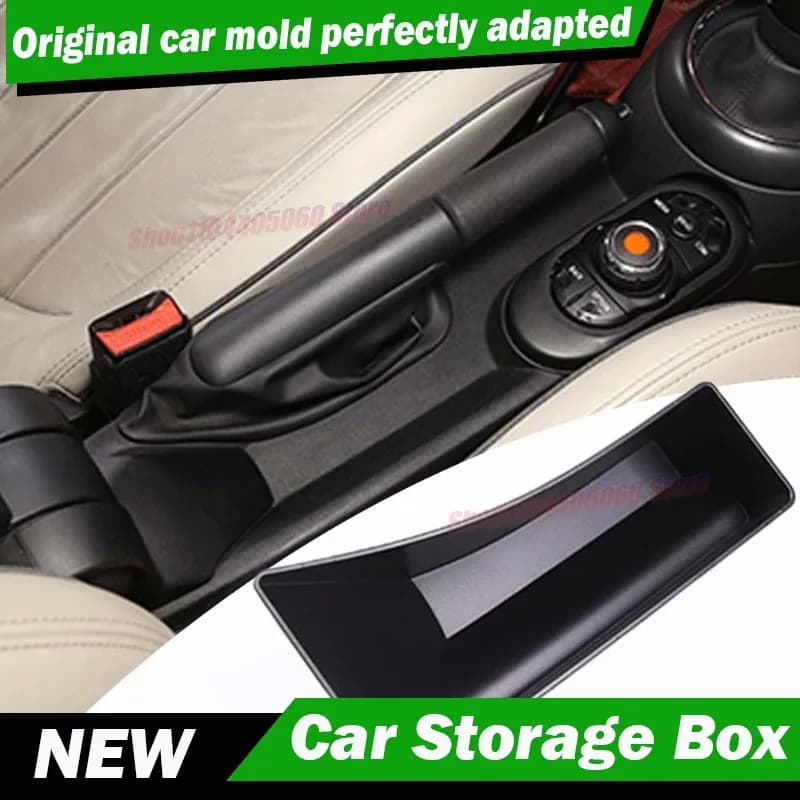 Car Storage Box Interior Accessories Center Console Lower Layer Storage Box Organizer Tidying For BMW Mini Cooper 2012-2022