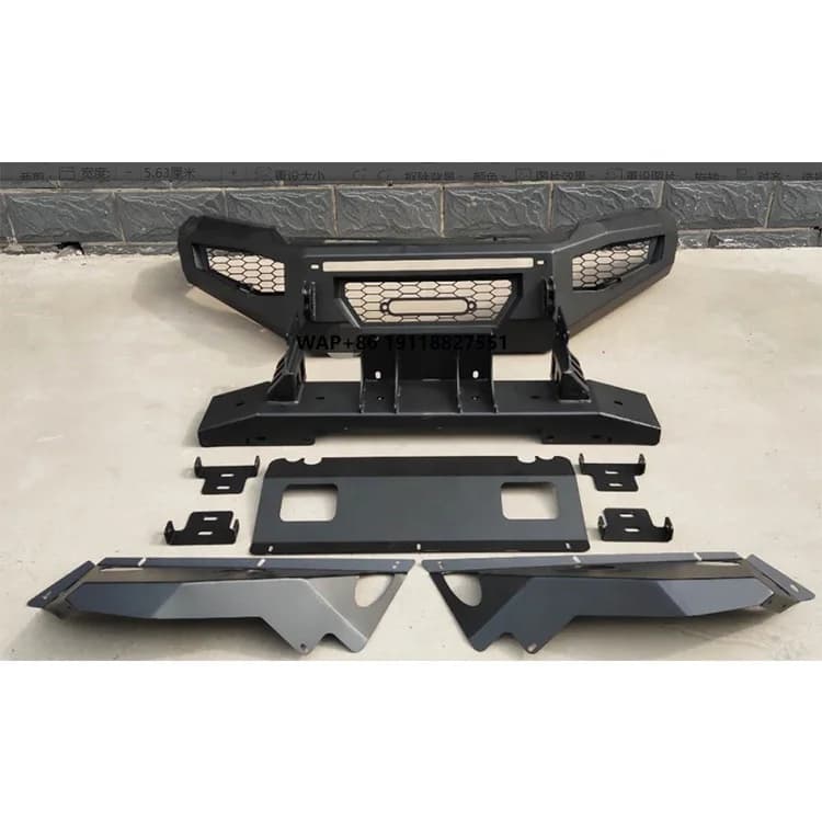 High Quality Car Bull bar Durable Using Economical Custom Design Pajero Sport 2015-2019 Front Bumper