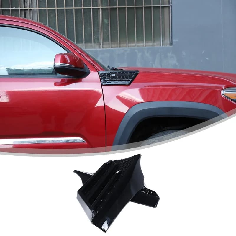 For 2016-2019 Toyota Tacoma Fender Trim Cover  Fender trim on the hood ABS Car Exterior Accessories
