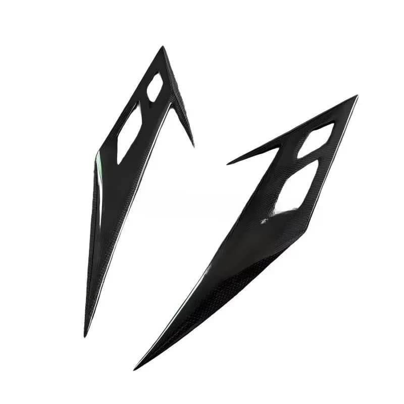 High Quality Suitable for Ferrari F8 Modification Dry Carbon Fiber Headlight Vent Carbon Fiber Side Vent Carbon Fiber Wind Blade