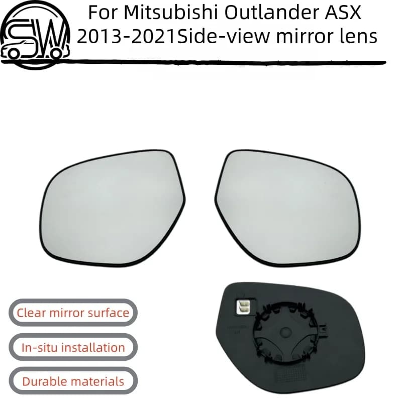 For Mitsubishi Outlander ASX  2013 2014 2015 2017 2018 2019 2020 2021 Car Wing Mirror Glass Replacement