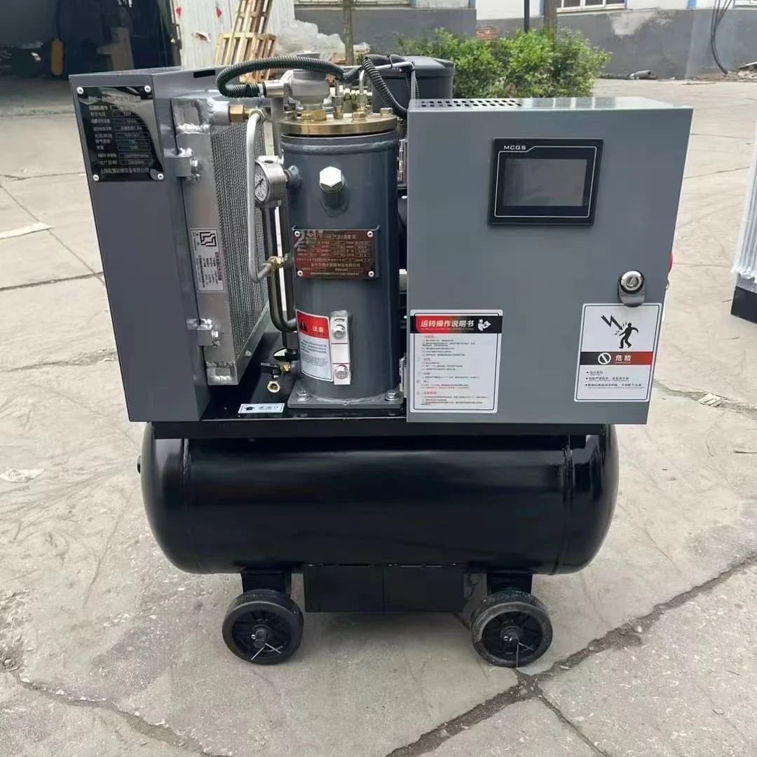 Silent Screw Industrial Air Compressor Permanent Magnet Variable Frequency Air Compressor Machines Price Compressor Air Mobile