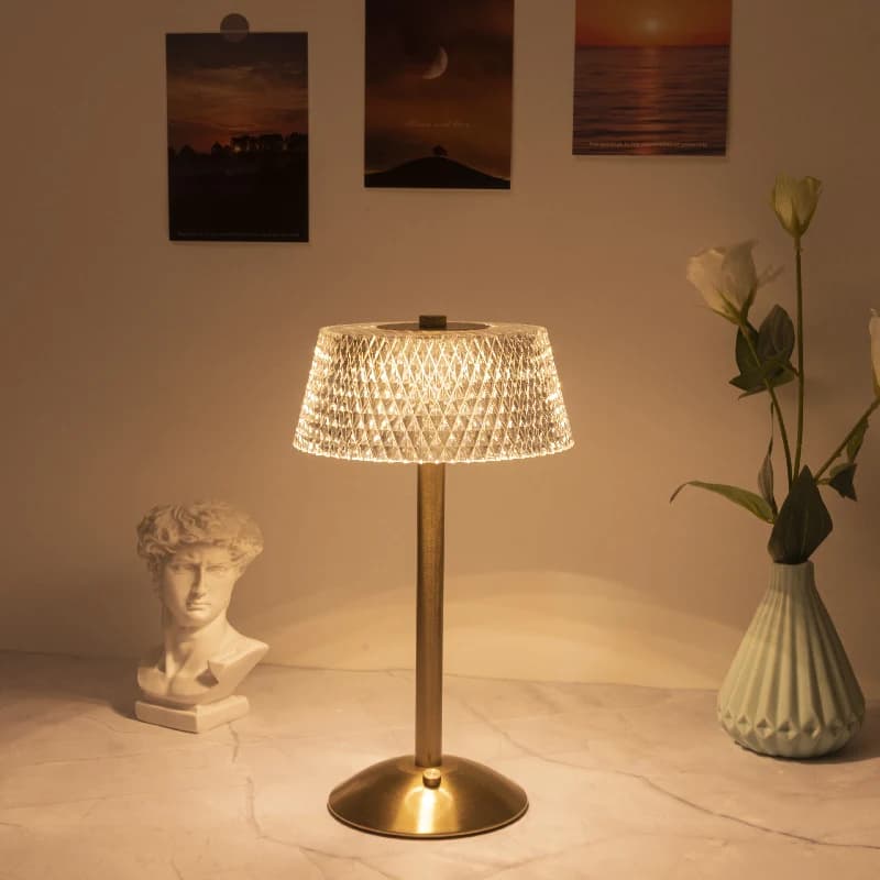 LED USB Charging Touch Dimming Table Lamp Coffee/Bar/Hotel/Bedroom Decorative Atmosphere Lamp