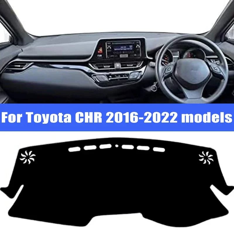 Car Dashboard Cover Sun Shade Mats Avoid Light Pads Instrument Panel Protective For Toyota CHR 2016-2022 Models Car Accessories