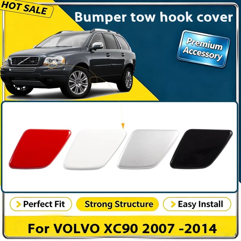 For VOLVO XC90 2007 2014 Front Bumper Headlight Washer Jet Spray Nozzle Cover Cap Car Accessories 39875253 39875254