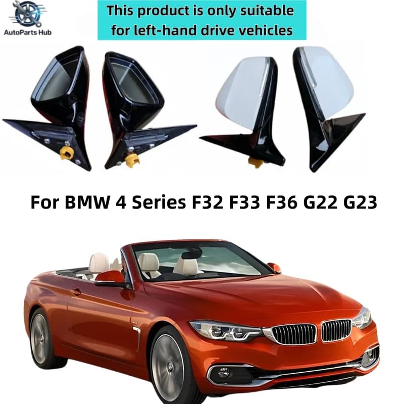 Side Rearview Mirror Assembly For BMW 4 Series F32 F33 F36 G22 G23 Electric Folding Heating Auto Side Mirror Car Accessories
