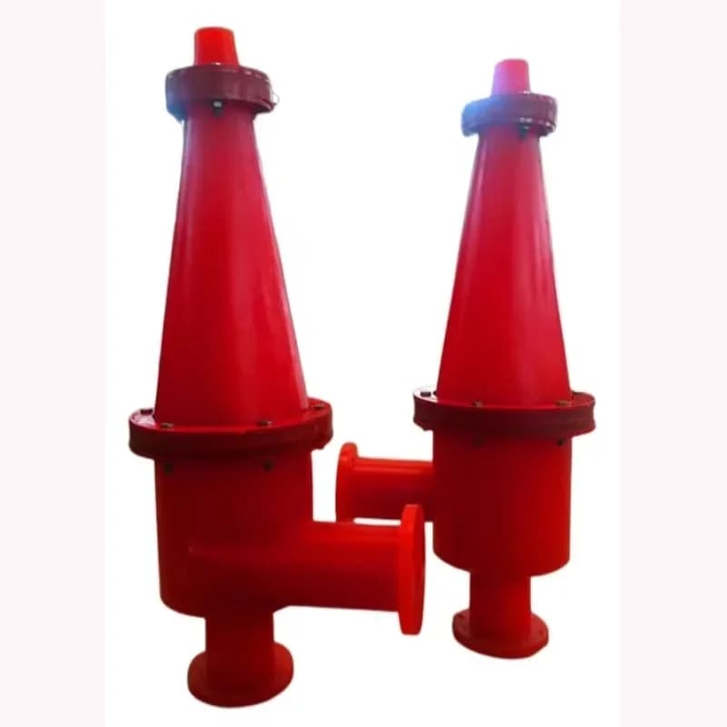 Polyurethane hydrocyclone, mine fine sand recovery sediment separation desulfurization sediment settling nozzle