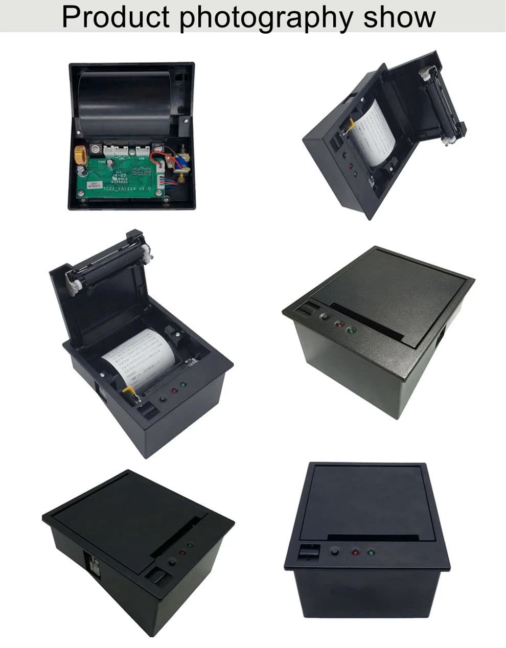 HSPIS 58MM embedded miniature thermal printer medical self-service terminal equipment, automatic paper cutting