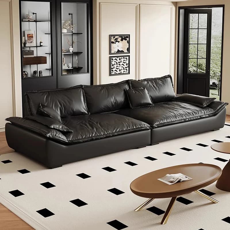 Leather Modern Living Room Sofas Designer Cheap Boneless Sectional Living Room Sofas Luxury Cute Woonkamerbanken Furniture Home