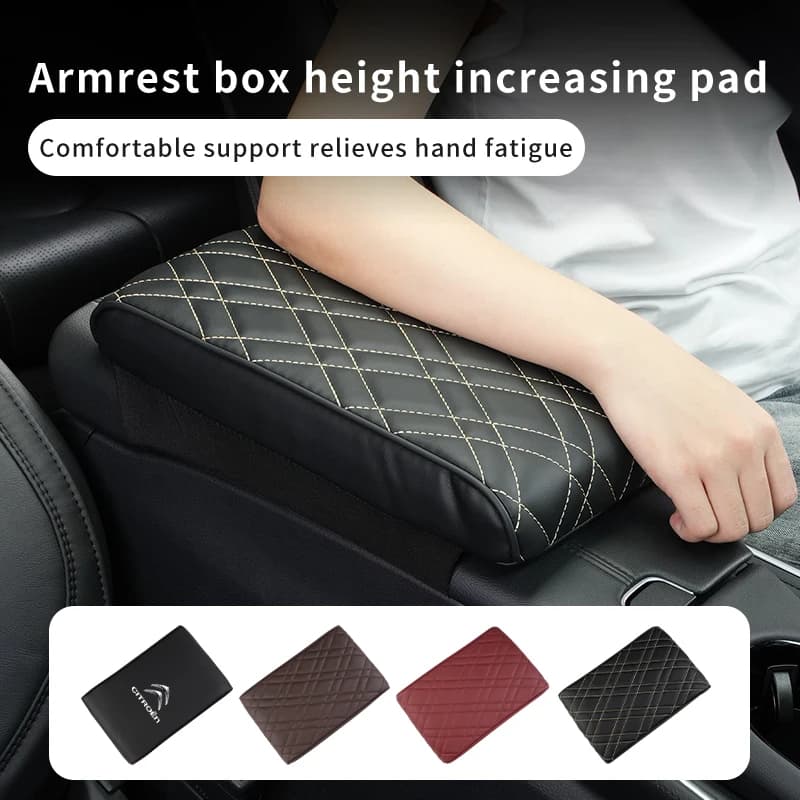 Car Interior Armrest Box Mat Center Console Accessories For Citroen C4 C3 C5 C5X e-C4 X e-C3 C-Crosser C-Elysee C1 Berlingo