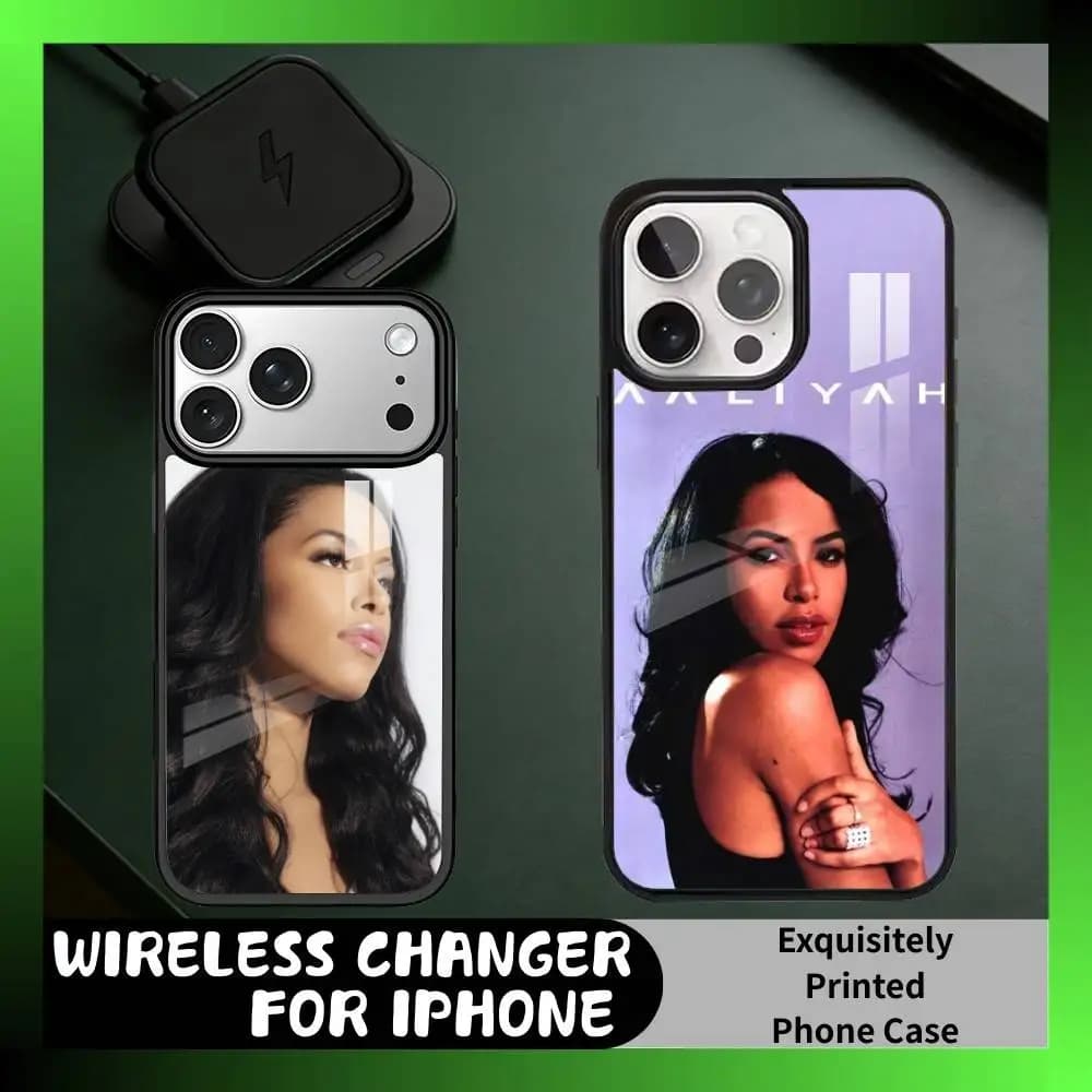 Classic retro A-Aaliyah y2k HD-Printed  Phone Case For iPhone17,16,15,14,13 Plus,Pro Max Magnetic For Magsafe Wireless Charging