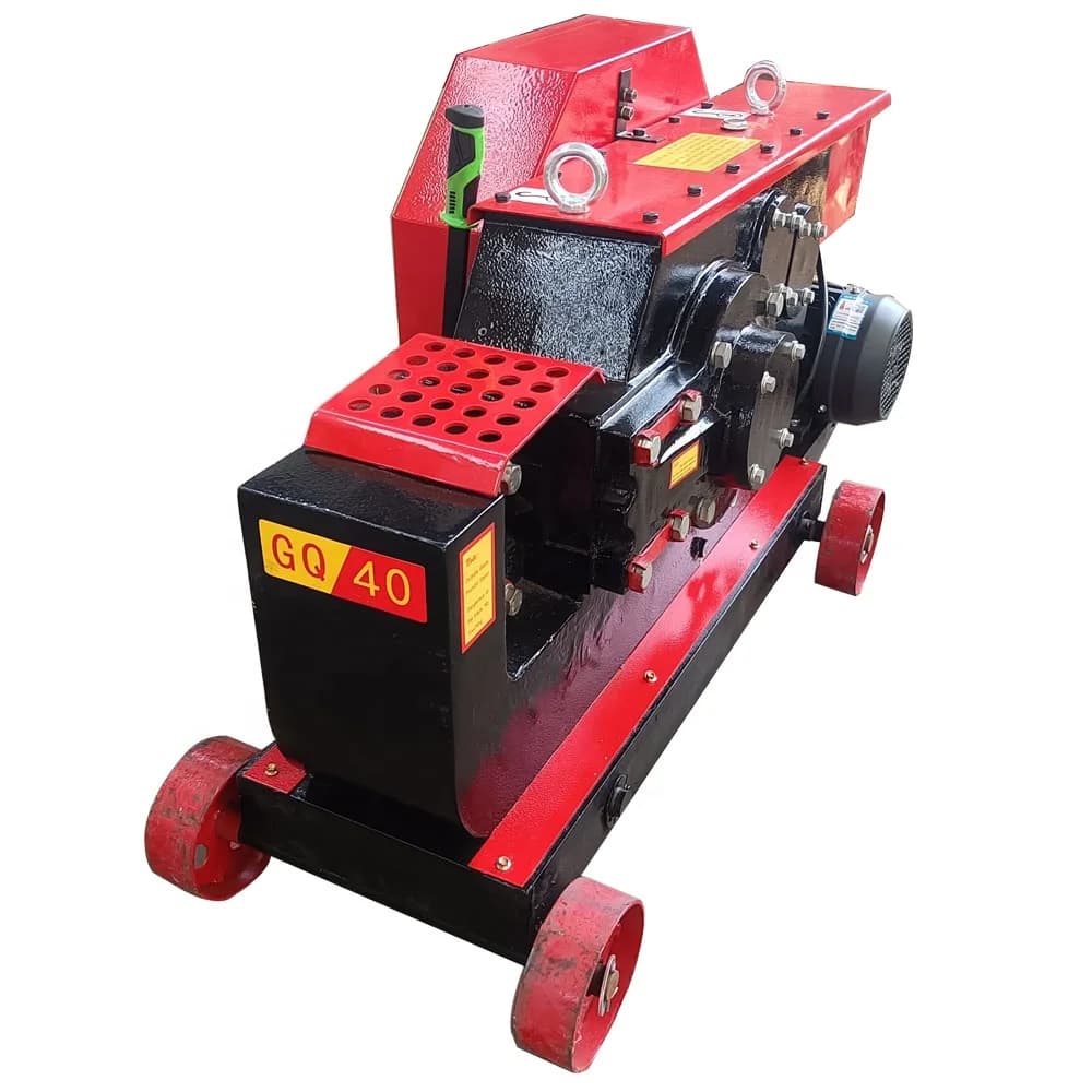 Multifunctional Steel Rod Cutter Efficient Rebar Cutting Machine For Round Bar Cutter With Core Motor Gear Engine Components