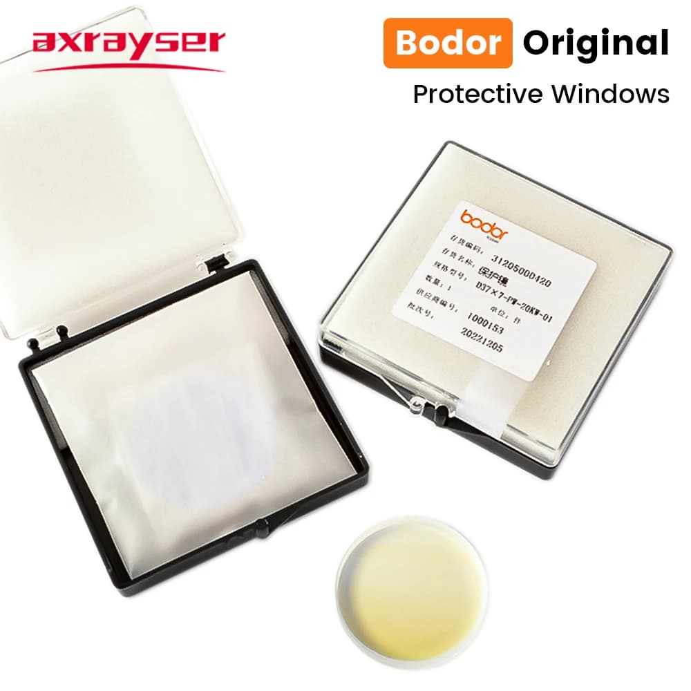 Axrayser Original Bodor Laser Protective Windows 27.9x4.1 30x5 37x7 6kw 20kw Laser Protection Lens for Bodor Fiber Laser Cutting