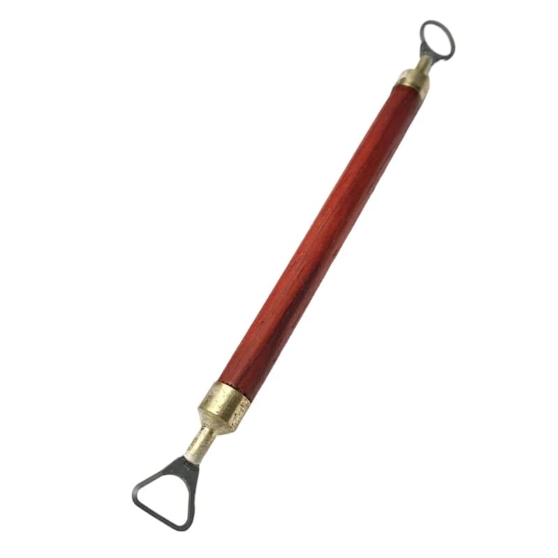 Handcrafted Pottery Carving Tool Hard Alloy Tip And Stylish Wooden Shafts