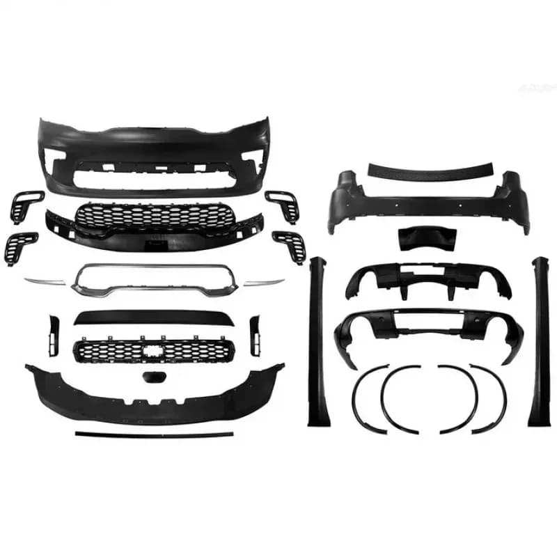 NewestFull Bumper Set For 2015-2022 Dodge Durango / 21 SRT Hellcat Style Body Kit