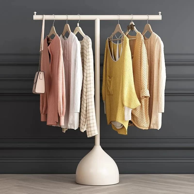Low Profile Drying Clothes Racks Shop Stylish Apartments Nordic Clothing Rack Living Room Modern Perchero De Ropa Room Furniture