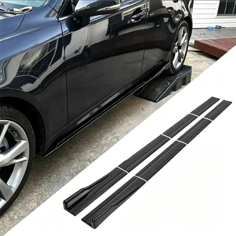 Universal 86.6 Inch Side Skirts Rocker Panels Extensions For Audi A3 A4 B8 B9 Golf 4 Seat Leon 5F BMW F31 Cupra Formentor Passat