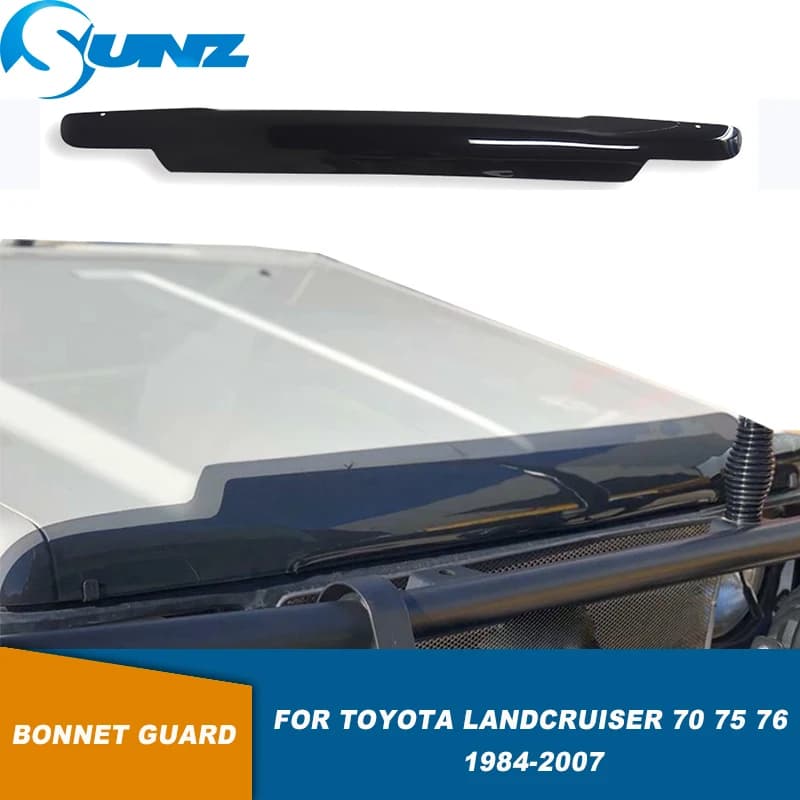 Bonnet Guard  For Toyota Landcruiser 70 75 76 Series 1984-2007 Hood Bonnet Deflector Bug Shield Bug Bar Guard