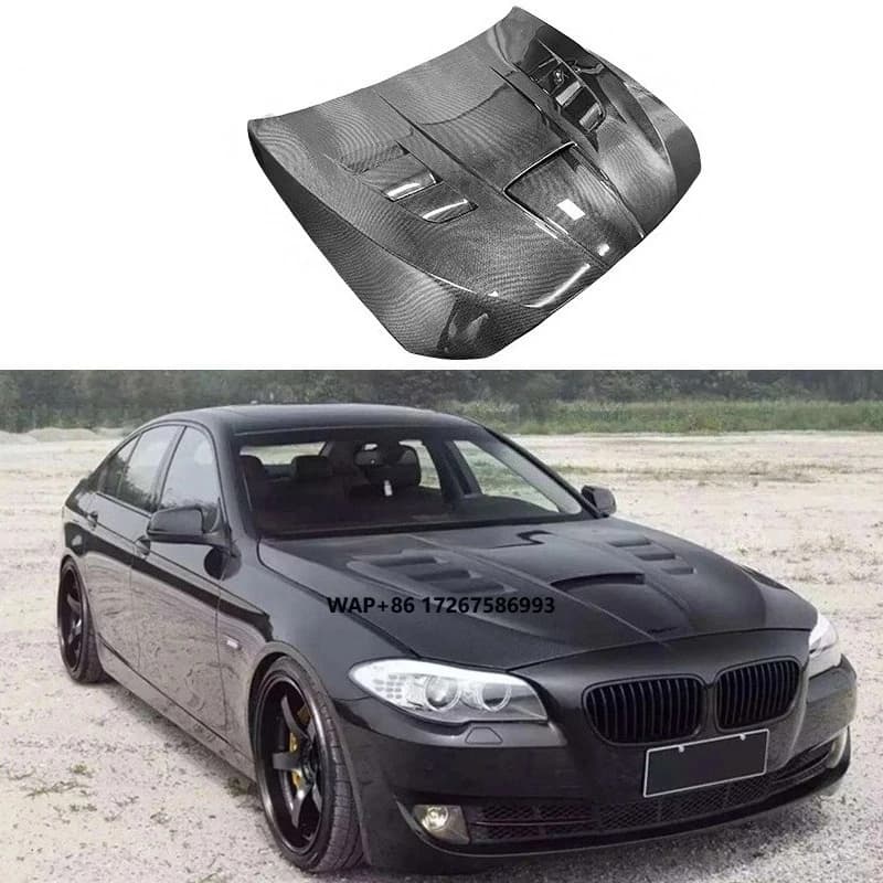Carbon Fiber JSK Style Car Engine Cover Hood Bonnet Upgraded Carbons Bonnet Engine Cover for5 Series F10 F11 M5 Auto Part