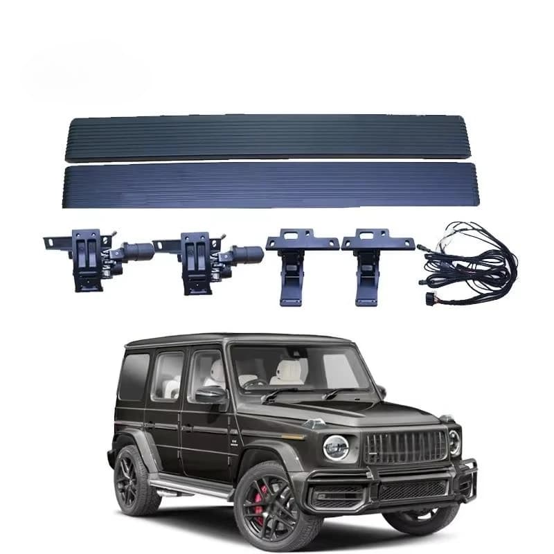 High Quality Aluminum Alloy Electric Running Board with Auto Scaling Liush Side Step Pedal for Mercedes-Benz G63 BMW GLC