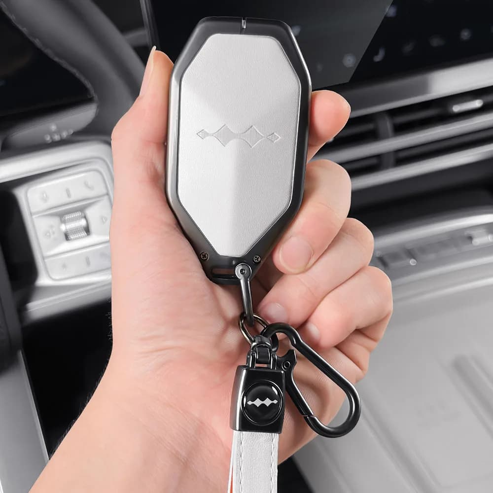 For BYD Leopard 7/Titanium 7/Super 7 Key Protection Case Automotive Modification Parts Aluminum Alloy Keybag Anti Drop