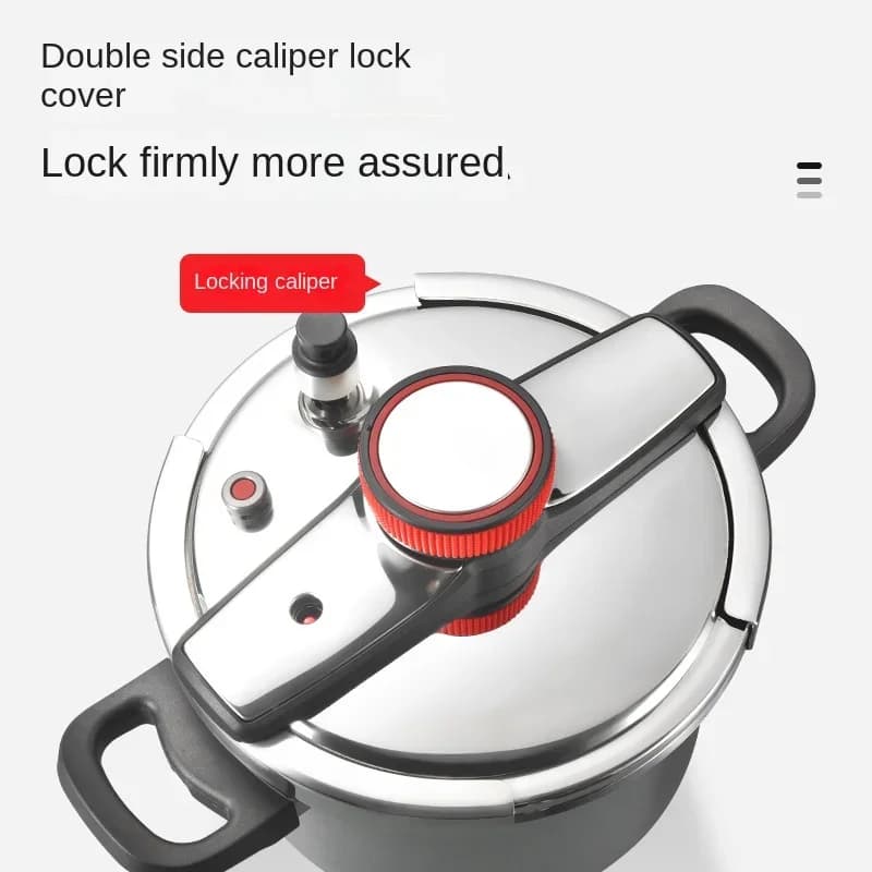 New K1 three-layer stainless steel sustainable pressure cooker household pot compatible gas stove