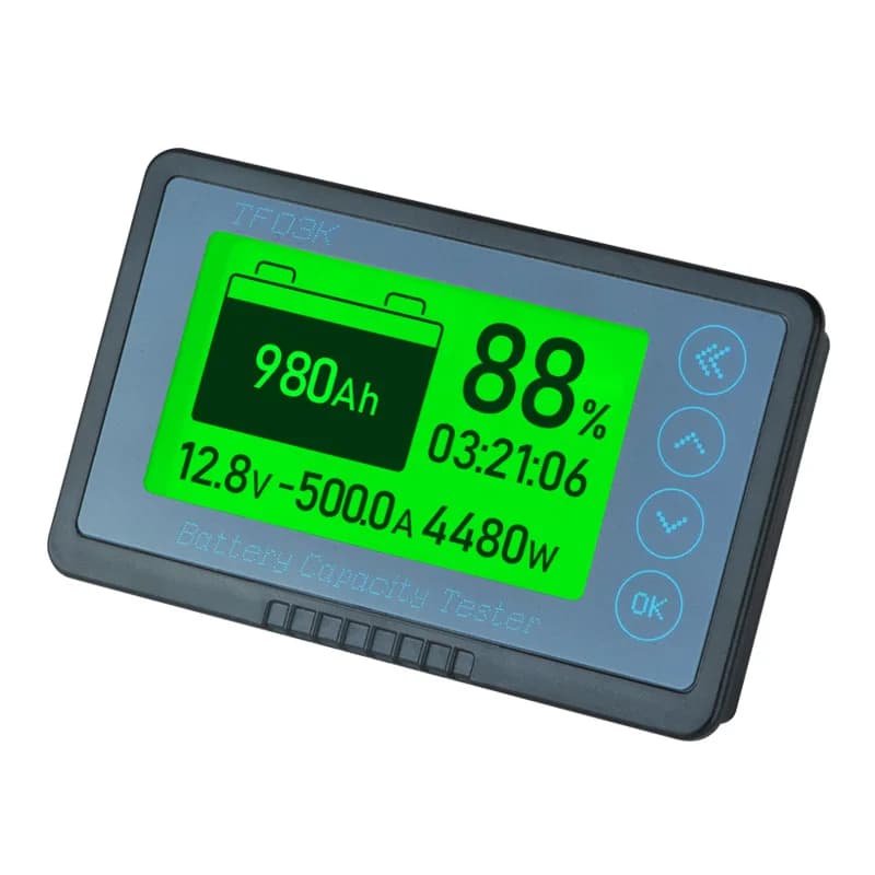 RV Battery Battery Voltage High Precision Bidirectional Current Detection Power Display Meter