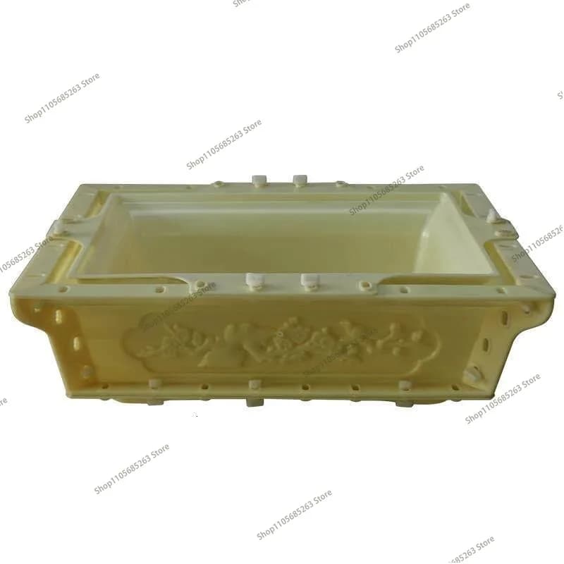 Flower pot mold pot rectangular cement rhombus European bonsai model