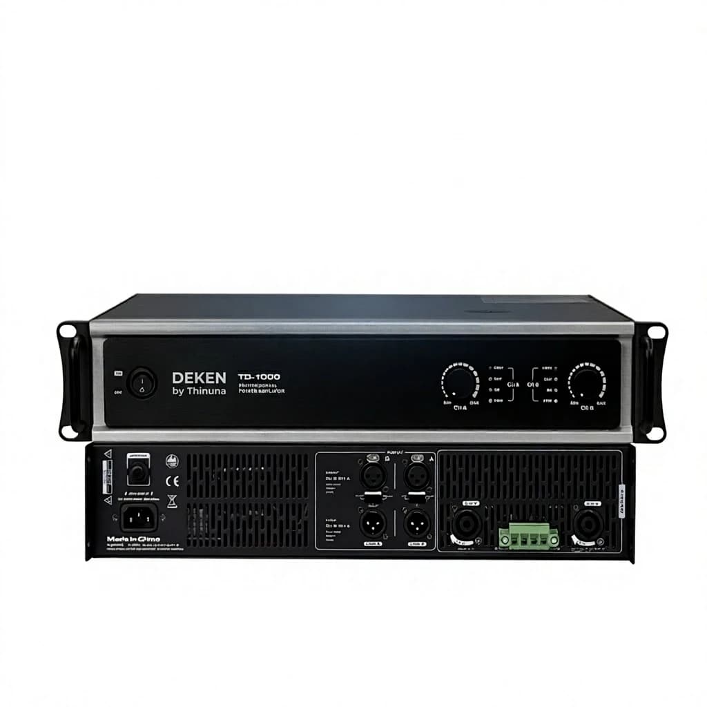 Two Channel 80v-245v Ac Power 1500W Class D Sound Equipment Amplifiers Speaker Professional 2u Power Amplifier