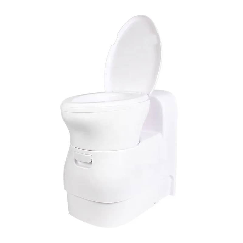 Accessories Hot Product White Electric Portable Lightweight PP Material Motorhome Bathroom Sanitary RV Caravan Toilet